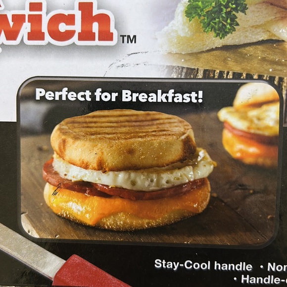 Stovetop Panini & Sandwich Maker - New Unopened in original sealed box - $25 - Picture 5 of 9